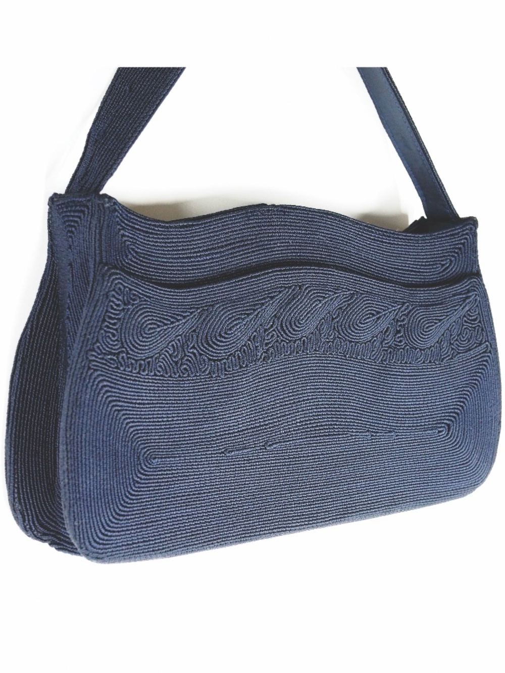 Cordécraft Vintage 50s 60s Dark Blue Handbag Mid Century MCM retro